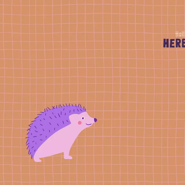 Tischset Herbstliebe Igel