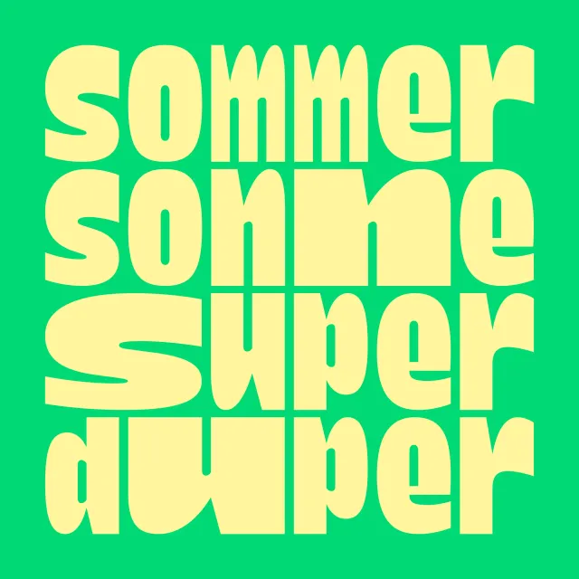 Bodenkissen Sommer Sonne Super Duper