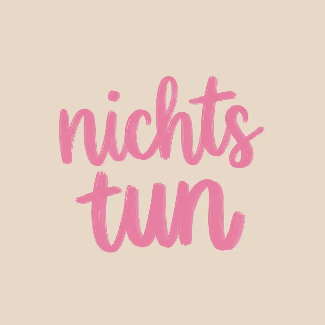 Kissen nichts tun pink