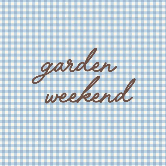 Kissen Garden weekend Karo