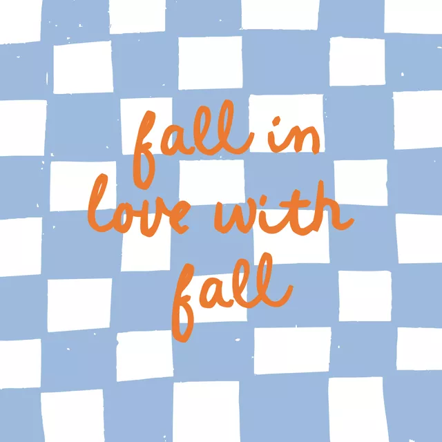Kissen fall in love with fall