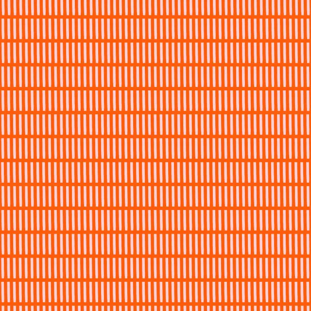 Sunny Orange Soft Stripes