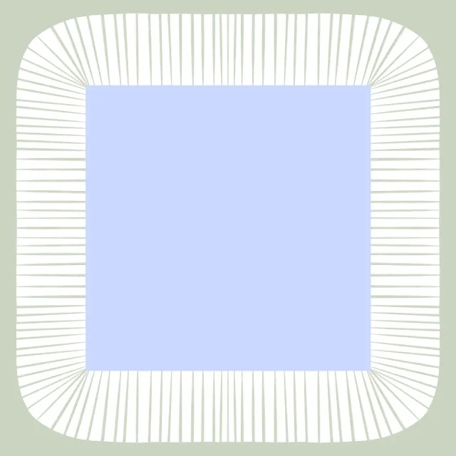 Servietten Bogenrahmen Mint Hellblau