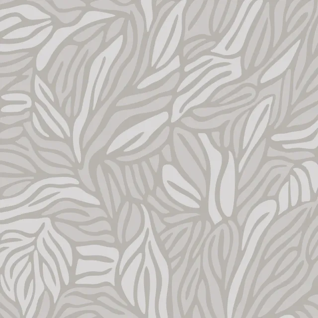 Tischset Stylized Foliage Grey
