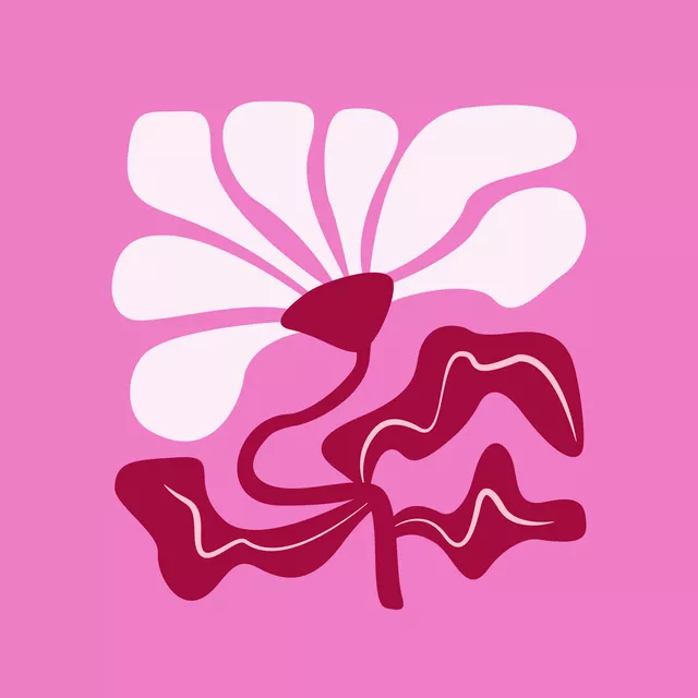 Kissen Bold Pink Blossom