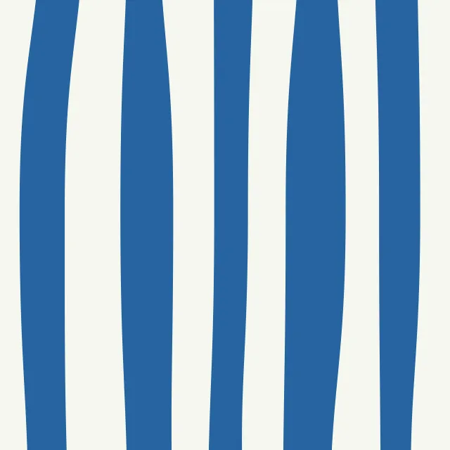 Tischdecke Santorini Streifen Blau