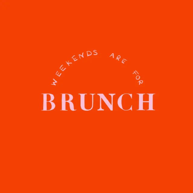 Kissen Weekend Brunch Rot Pink