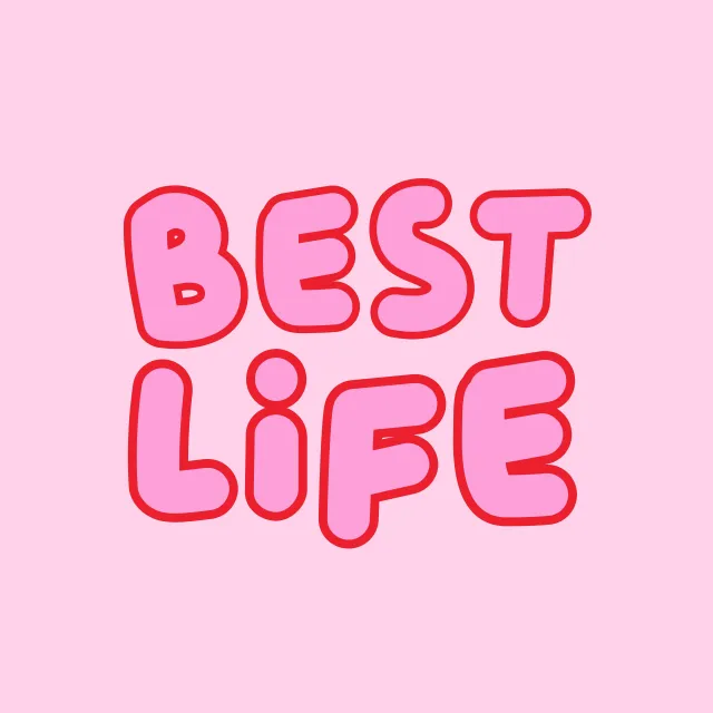 Kissen Lucky Me - Best Life Pink