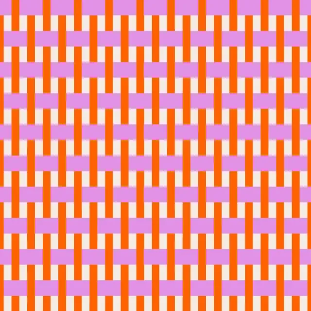 Bodenkissen Webmuster Pink Orange