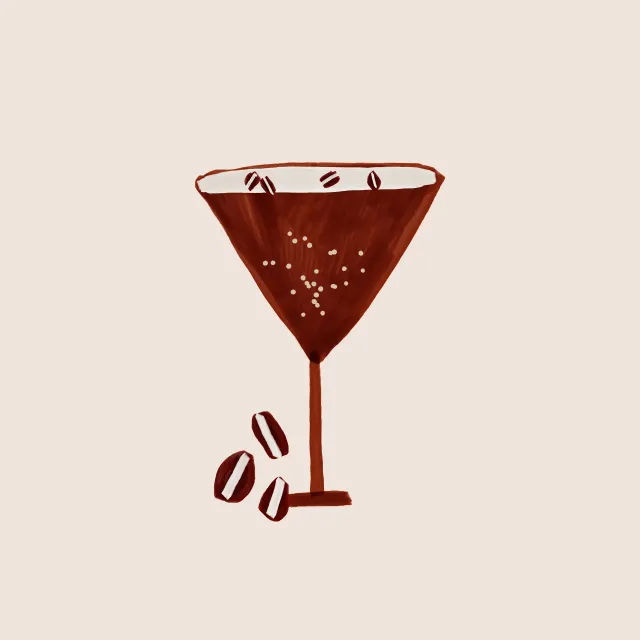 Bodenkissen Espresso Cocktail