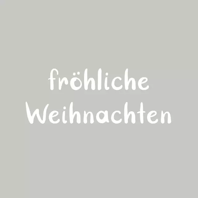 Kissen Fröhliche Weihnachten grau