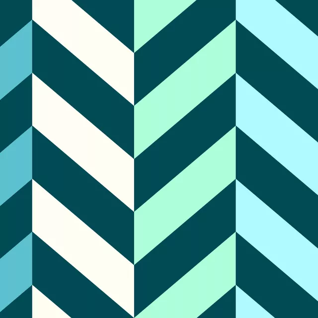 Kissen Farbfreude Chevron 1