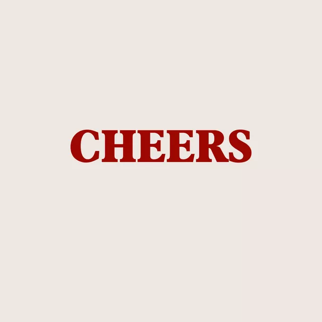 Tischset Cheers