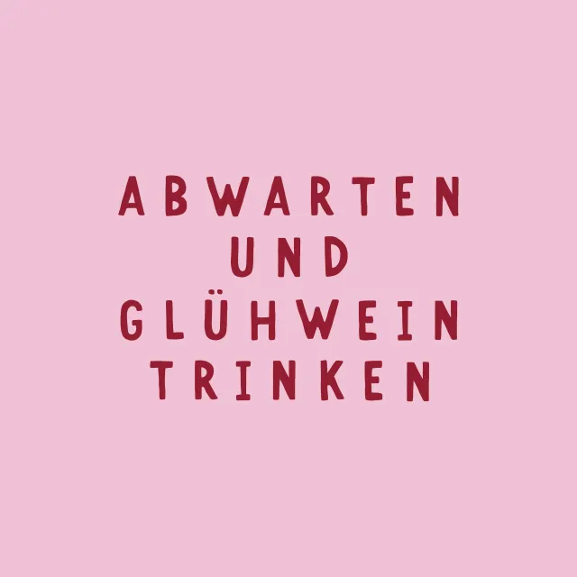 Geschirrtücher Glühwein trinken rot rosa