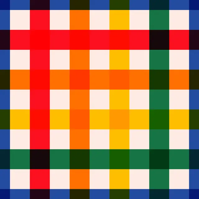 Tischdecke Plaid Bunt Multicolor