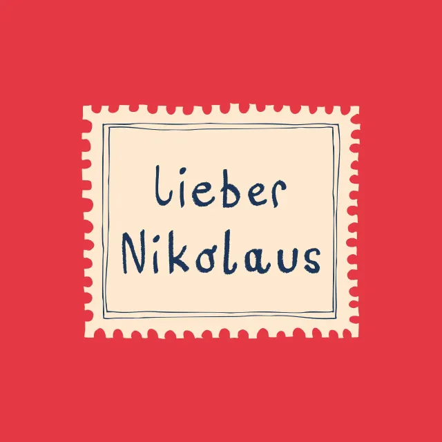 Tischset Lieber Nikolaus