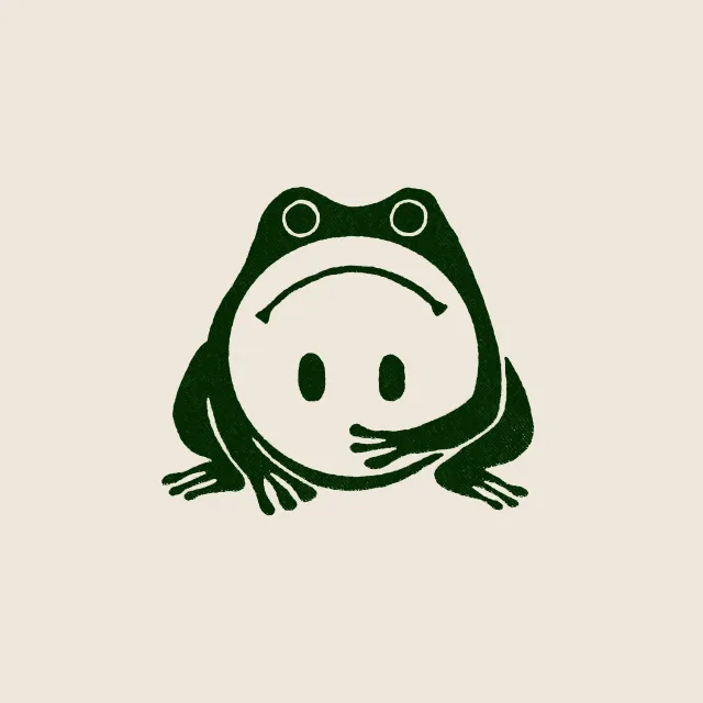 Sitzkissen Not So Grumpy Frog