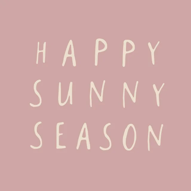 Kissen Happy Sunny Season rosa