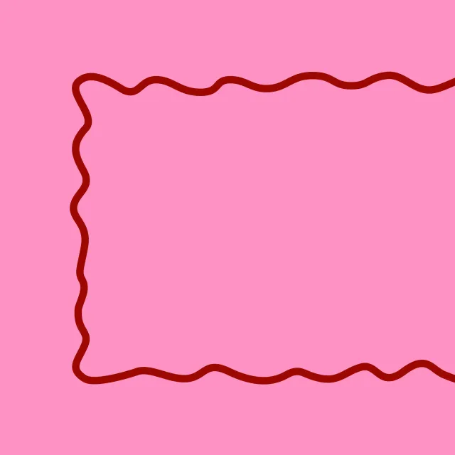 Tischset Christmas Party Wellen Pink