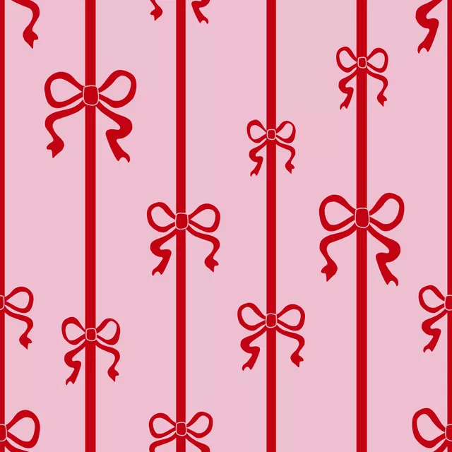 Kissen Christmas Stripes and Bows