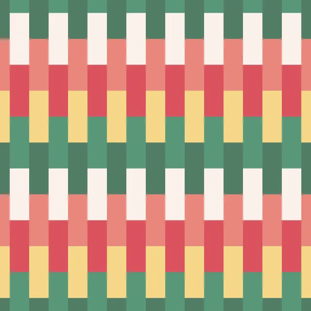 Tischset Multicolour pattern