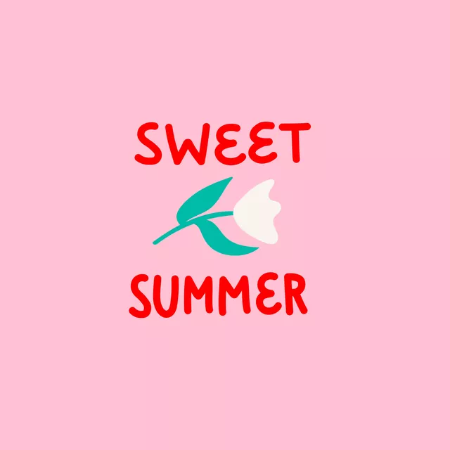 Sweet Summer Pink Red