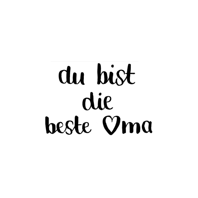 Kissen Du bist die beste Oma