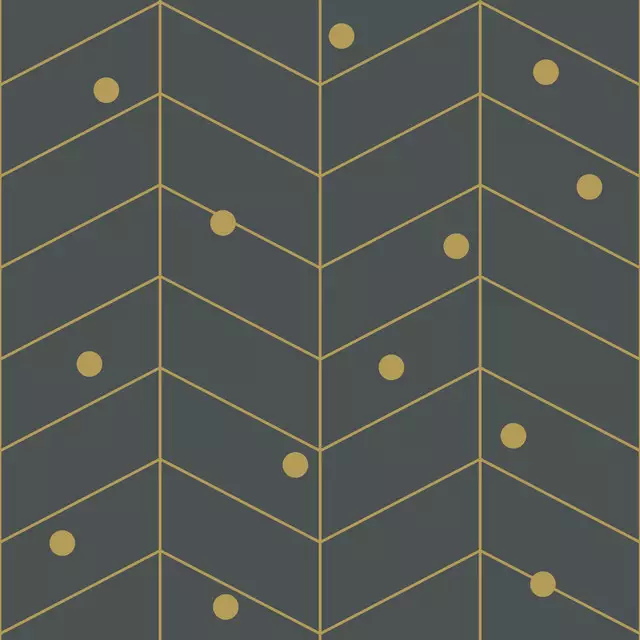 Tischdecke Fischgrat gold