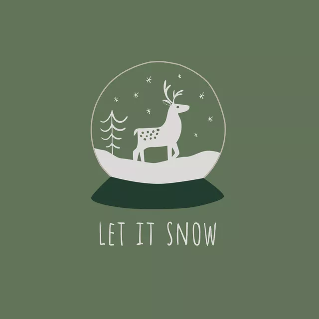 Kissen Cosy Christmas Let it Snow