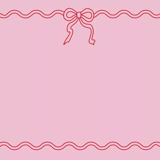 Tischset Tischset mit Schleife pink