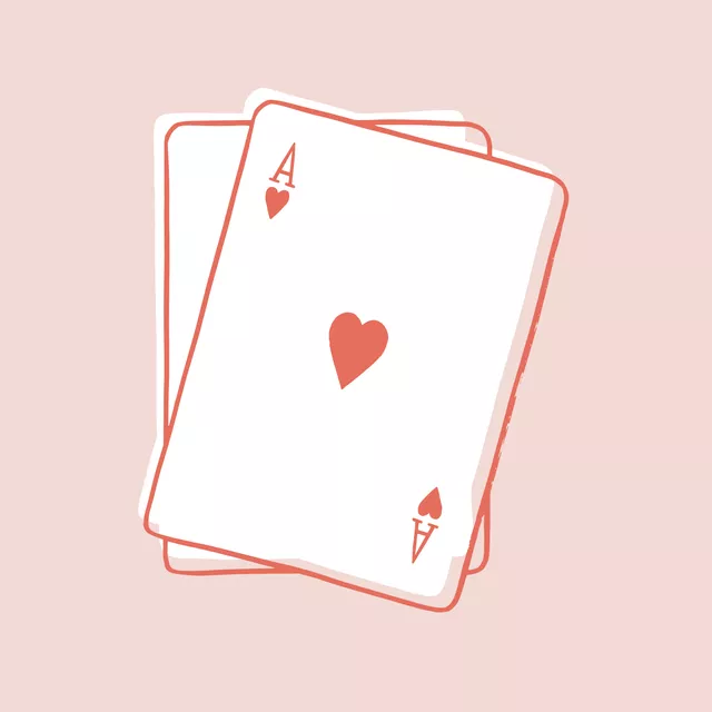 Kissen Ace of Hearts