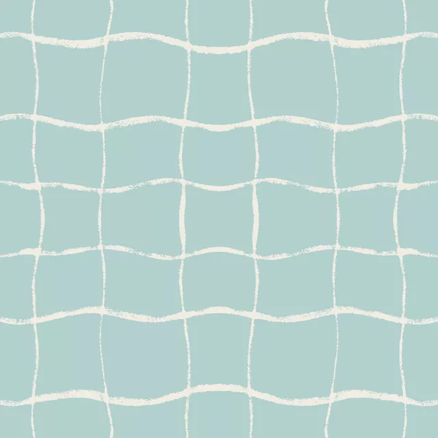 Tischläufer Pool Karo türkis groß