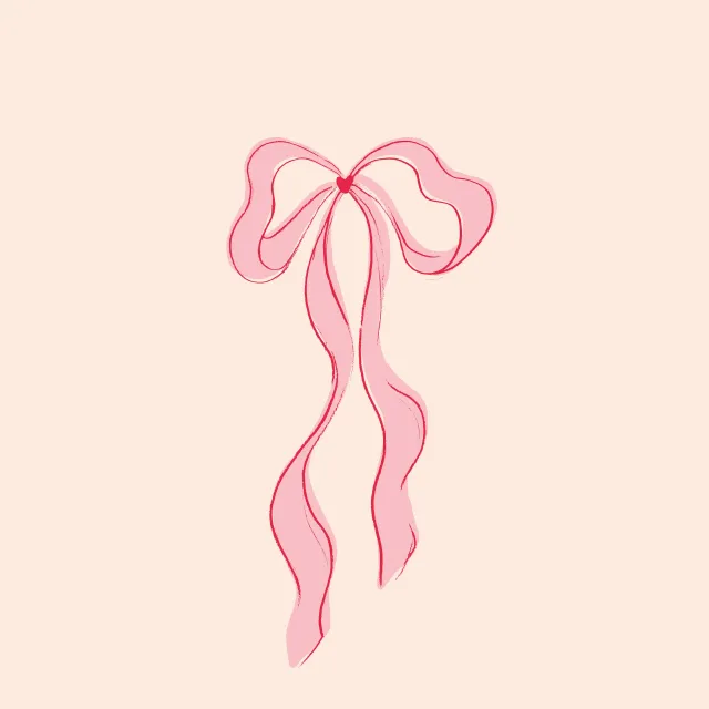 Tischläufer Love Ribbon