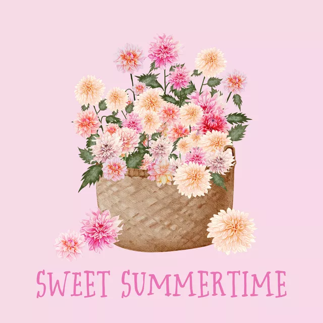 Kissen Cottage Summer Summertime Rosa