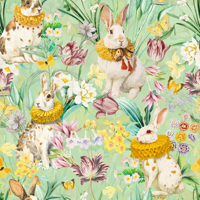 Servietten Osterhasen im Frühling 1