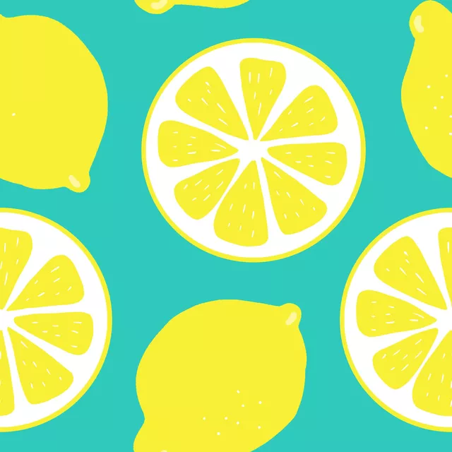 Kissen Zitronen Limonade
