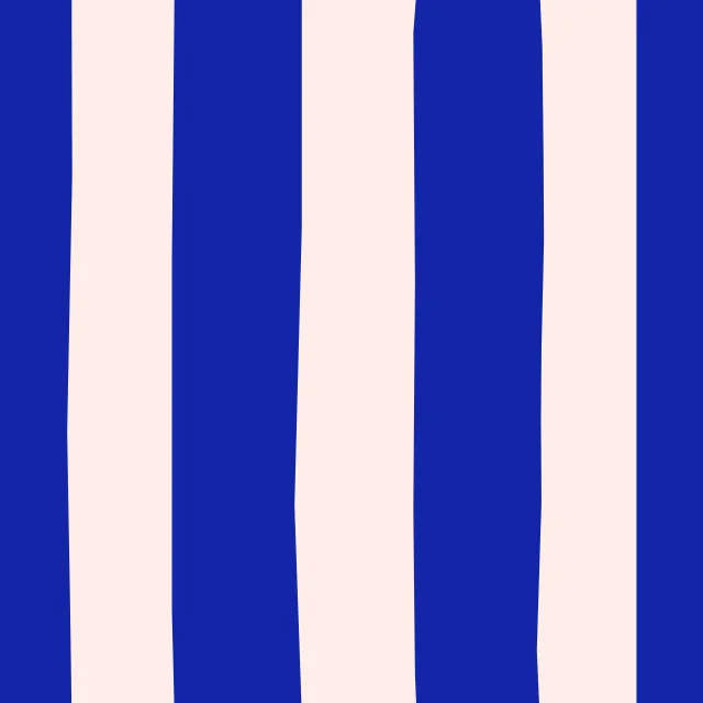 Bankauflage Coastal summer Streifen blau