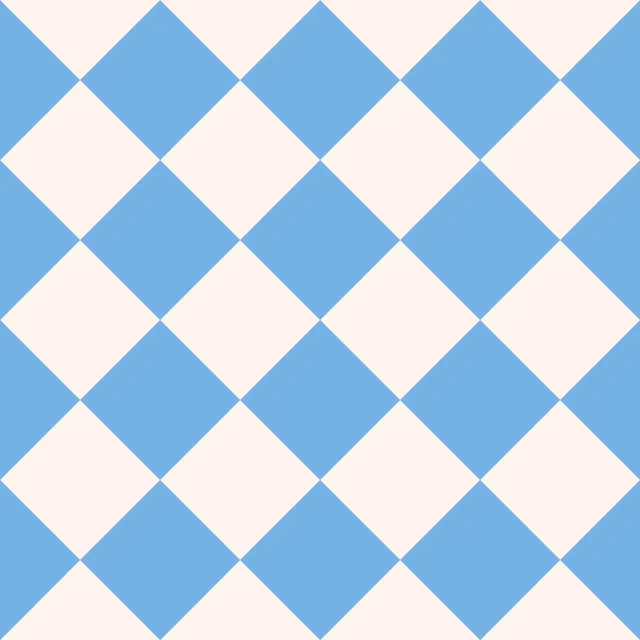 Raffrollo Christmas Checkers Ice Blue