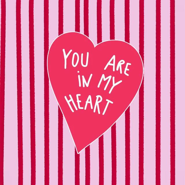 Kissen Hab dich Lieb Herzkissen