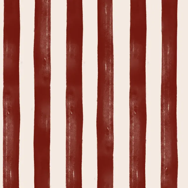 Tischläufer Watercolor Stripes rot