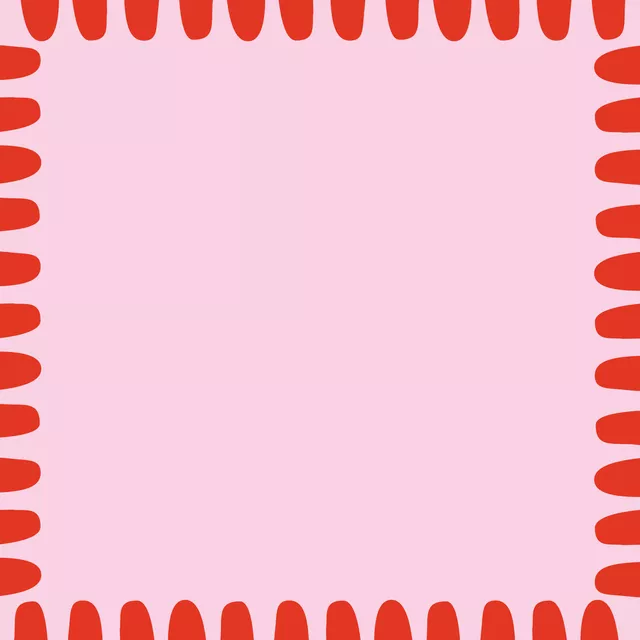 Kissen Streifen Rand