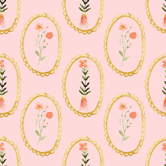 Bodenkissen Midsummer floralPattern rose