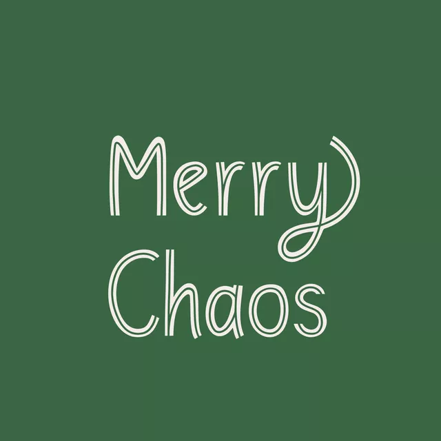 Kissen Merry Chaos Wendekissen Grün