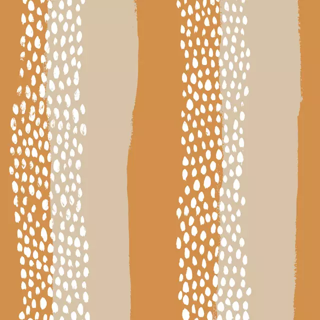 Bankauflage Pomelo Streifen orange