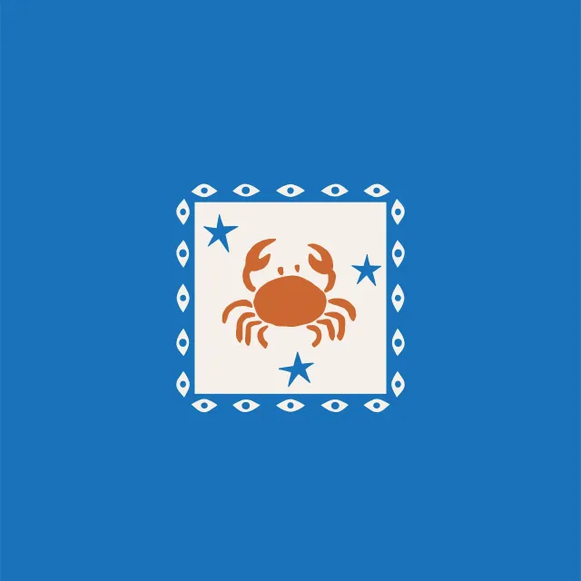 Bodenkissen greek crab