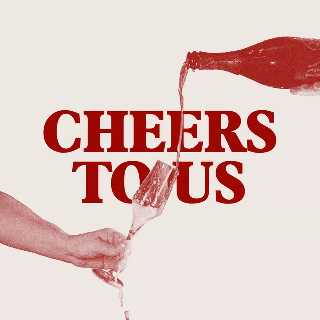 Kissen Cheers To Us Champagner