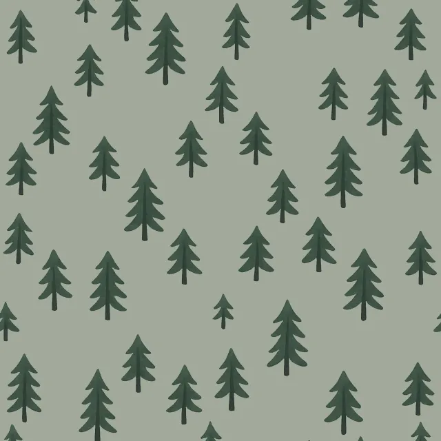 Sitzkissen Bäume grün