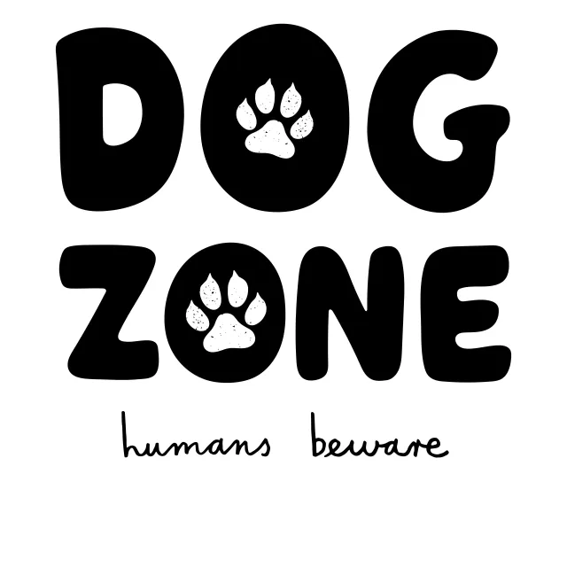 Kissen Dog Zone Wende Schwarzweiß