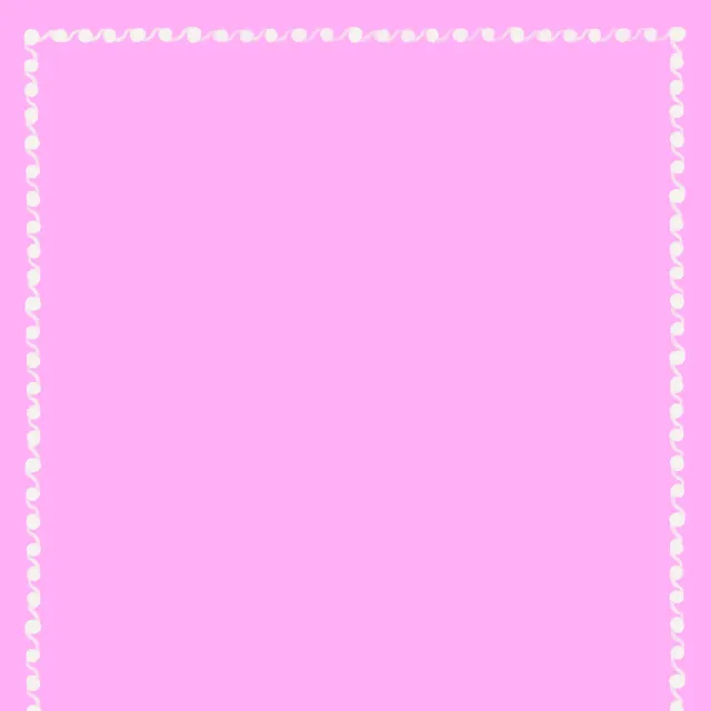 Tischdecke Punkterand Pink