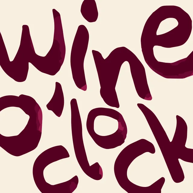 Servietten Wine O' Clock